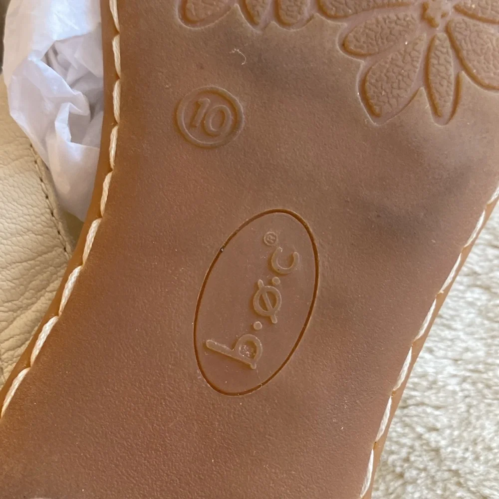 BORN Concept leather slippers/sandals